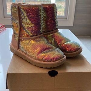 Kids Classic Short II Sequin UGG Boots